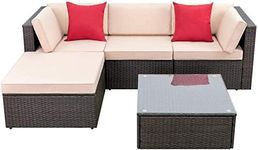 Devoko 5 Pieces Patio Furniture Set