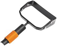 Fiskars QuikFit Push-Pull Weeder, Tool Head, Length: 25 cm, Width: 15.5 cm, Steel blade, Black/Orange, 1000738