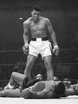 Pyramid International WDC92444 Muhammad (Ali vs Liston Portrait Corbis) Canvas Print, Wood, Multicolour, 30 x 40 x 1.3 cm