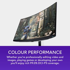 Alienware 32" 4K Gaming Monitor – AW3225QF Curved Display