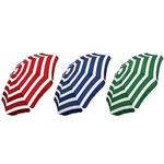 JMS we create smile 1.8m Tilting Beach Brolly Parasol Round Umbrella Outdoor Sun Shade For Beach/Pool/Patio Assorted Colour UV protection