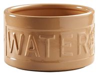 Mason Cash Cane Lettered Stoneware Water Bowl, 15 cm