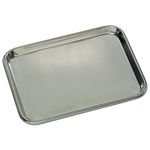 Grafco 3264 Flat Type Instrument Tray, Stainless Steel, 19" x 12-1/2" x 5/8"