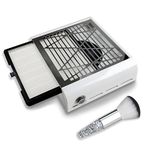 BQAN Nail Dust Collector for nails salon, 40w Extractor Vacuum Dust Collector Powerful Nail Fan, With 1pcs nail dust brush