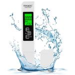 Water Quality Test Meter, Aideepen 3 in 1 LCD Digital Water Quality Tester with Backlight, TDS/EC Water Tester for Drinking Water, Pool, Aquarium, Swimming Pool, Pond