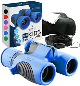 Binoculars for Kids High Resolution 8x21 - Blue Compact High Power Kids Binoculars for Bird Watching, Hiking, Hunting, Outdoor Games, Spy & Camping Gear, Learning, Outside Play, Boys & Girls