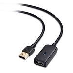 Cable Matters Active USB Extension Cable (Active USB Extender Cable, USB Cable Male to Female) for Webcam, Oculus Sensor, HTC Vive Link Box, Xbox Kinect, PlayStation Camera and More - 5m