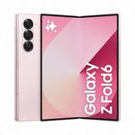 Samsung Galaxy Z Fold6 AI Smartphone, Unlocked Android Smartphone, 512GB Storage, 50 MP Camera, Big Screen, Long Battery Life, Pink, 3 Year Manufacturer Extended Warranty (UK Version)