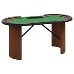 vidaXL 10-Player Oval Poker Table -
