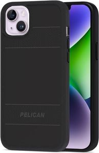 Case-Mate Pelican Protector Series - iPhone 15 Plus / 14 Plus 6.7'' Rugged Case - 15ft Military Grade Drop Protection - Compatible with MagSafe - Magnetic Cover with Anti-Scratch Tech - Black