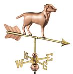 Good Directions Labrador Retriever/Dog Garden Weathervane, Includes Garden Pole, Pure Copper