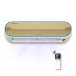 Lloyd Stellar 1.5 Ton 5 Star Wi-Fi Inverter Split AC (6 in 1 Expandable, Mood Lighting, In-Built Air Purifier, Direct Voice Command, Copper, White/Golden, GLS18V5FWGST)