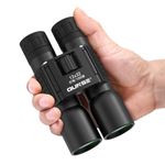 QUNSE 12x32 Small Mini Binoculars Compact for Adults - Long Range Portable Binoculars for Bird Watching Travel Opera Fishing Football Game