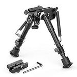 Feyachi Carbon Fiber Tactical Rifle Bipod 6"-9" Adjustable with Picatinny Adapter