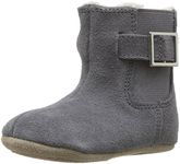 Robeez Girl's Grey Gwen Boot Shoe, Grey, US 2 M US Infant