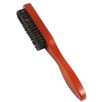 Boar Bristle Hair Brush for Men, Soft Beard Brush Hair Styling Tool for Combing Beard Hair, Promotes Beard Growth and Improving Texture