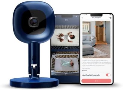 Nanit Pro Smart Baby Monitor & Flex Stand - 1080p Secure Wi-Fi Video Camera, Sensor-Free Sleep & Breathing Motion Tracker, 2-Way Audio, Sound & Motion Alerts, Night Vision, and Breathing Band - Blue