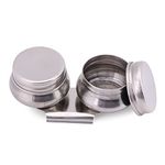 Stainless Steel Pallet Cups with Lids, Clip on Palette Cup Dippers for Oil Painting Oil Paint Pot Megilp Turpentine Solvent Container