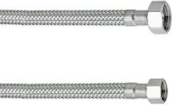 Cornat Flexible Connection Hose - 1500 mm Length - 1/2 Inch Internal Thread - High-Quality Stainless Steel Braiding/Connection Hose for Tap/Deck Hose/Flex Hose / T3173341270