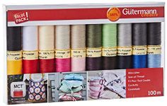 Gütermann Sewing Thread, 20 Colours, 20 x 100 m
