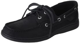 Sperry Women's Bluefish Boat Shoe, Black, 7 M US