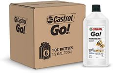 Castrol 06102 GO! 20W-50 4T Motorcycle Oil - 1 Quart Bottle, (Pack of 6)