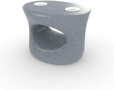 Tenjam Splash Series Amped Side Table for in Pool use, in Pool Side Table for sunshelf use and Water Depths up to 10" (Gray Granite New)