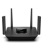 Linksys MR9000 WiFi 5 Mesh Tri-Band AC3000 WLAN Router, Works with Velo Whole Home WiFi System, Wireless Gaming Router with 4 Gigabit Ethernet Ports and Family Filter