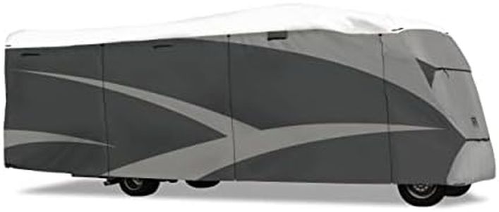 ADCO 36815 Designer Series Olefin HD Class C Motorhome Cover 29' 1" - 32', Gray/White