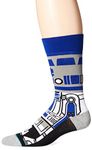 Stance Star Wars Droid R2D2 C3PO Character Mens Socks, Blue, Large