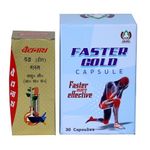 Baidyanath Vajra(Heera) Bhasma 500 mg With Faster Gold 30 Capsules