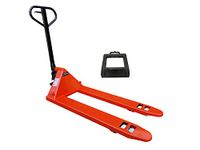 Hand Pump Pallet Truck Jack 2 Ton (Fully Assembled Heavy Duty Euro Manual Trolley) (With Wheel Chock)