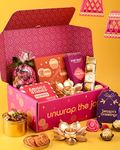 Hyperfoods Diwali Gift Box Diwali Hampers for Gifting Chocolates Gift Pack Dry Fruit Hampers Cookies Gift Hampers Diwali Corporate Gift Hampers Diwali Hamper