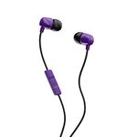 Skullcandy Jib In-Ear Noise-Isolating Earbuds with Microphone and Remote for Hands-Free Calls, Lightweight, Stereo Sound and Enhanced Base, Wired 3.5mm Jack Connectivity, Purple/Black