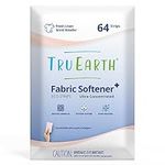 Tru Earth Fabric Softener Strips for Washing Machine, Alternative to Fabric Softener Liquid and Pods, Fresh Linen Scent Booster, Up to 128 Loads Per 64-Count