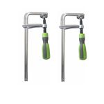 Dovetail Clamps for MFT and Track Saw Guide Rail, F Clamp Quick Release Ratcheting Guide Rail Clamp Track for MFT Table and Track Saw Guide Rail System, 530lbs Clamping Force, 8” Capacity