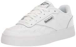 Reebok Classics Core Footwear Women's Court Advance Bold Shoes Ftwr White/Ftwr White/Core Black, Size 8