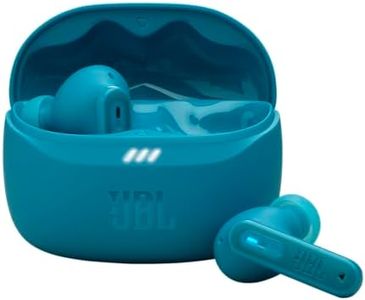 JBL Tune Beam 2, JBL Pure Bass Sound with Spatial Sound, Adaptive Noise Cancelling with Smart Ambient, 6 mics for Perfect Calls and Customized Call Experience, Personi-Fi 3.0, Turquoise