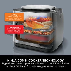 Ninja Combi 12-in-1 Multi-Cooker Oven & Air Fryer – 12 Functions, Grey