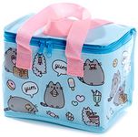 Puckator Woven Cool and Lunch Bag with Pusheen Design - Insulated Lunch Bag for Women Men Children - Lunch Box Bag for Work & School - Beach and Picnic Accessories - Childrens Lunch Box - Cool Bags