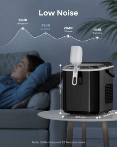 Silonn Portable Ice Maker – Countertop Compact Ice Machine