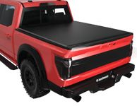 5.6FT（67.4"） Bed Soft Tri-fold Truck Bed Tonneau Cover fit for 2009-2018 Ram 1500 5'7"（Without Rambox