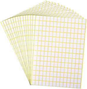 2940 Pcs Matte Small White Labels Stickers Blank Labels Removable Price Tags Labels Stickers for Jars Boxes File Folders Envelopes School Office Kitchen (13 X 9 mm)