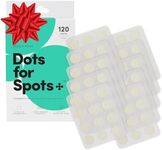 Dots for Spots Pimple Patches- Pack of 120 Translucent Hydrocolloid Spot Patch Treatment Stickers for Face - Fast-Acting, Vegan & Cruelty Free - Korean Skin Care