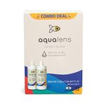 Aqualens Comfort Contact lens solution (Pack of 2-360 ml each) (Lens case Free)