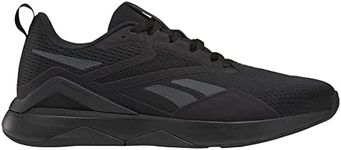 Reebok Men's Nanoflex 2 Trainig Sneaker, Black/Cold Grey, 11 US