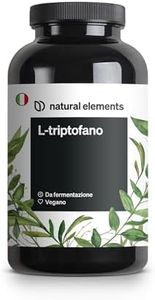L-Triptofano 500mg – Triptofano Integratore per Dormire e Migliorare la Qualità del Sonno – 240 Capsule (Scorta di 8 Mesi) – Rilassante Antistress per Dormire – Testato in laboratorio, vegano