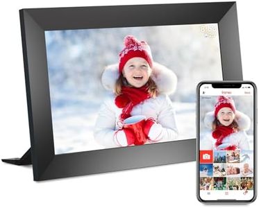 32GB Digital Photo Frame, 10.1" IPS Touch Screen Smart WiFi Digital Picture Frame, Auto-Rotate, Wall Mountable, Easy Setup to Share Photos or Videos