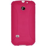 Amzer AMZ91848 Silicone Skin Jelly Case for Huawei Ascend II M865, 1-Pack (Pink)