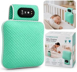 Baby Vibrating Sleep Soother, Baby Sleep Aid, Newborn Soothers for Help Sleeping, 3 Adjustable Vibration Modes, 90 Min Timer, Newborn Vibrations Mattress Pad for Home & Travel, Use for Crib & Stroller